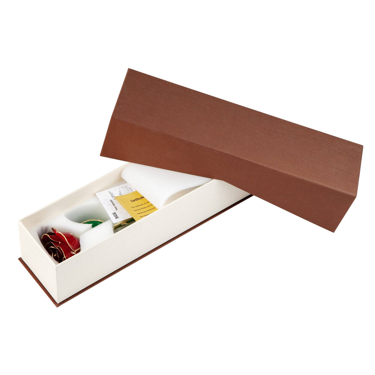 24K Gold Dipped Laquered Rose R6638