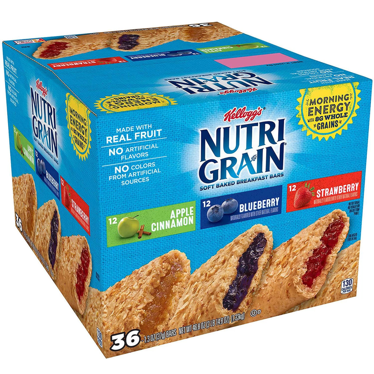 Cereal Bars Variety Pack 1.3 oz 36-Count D642238