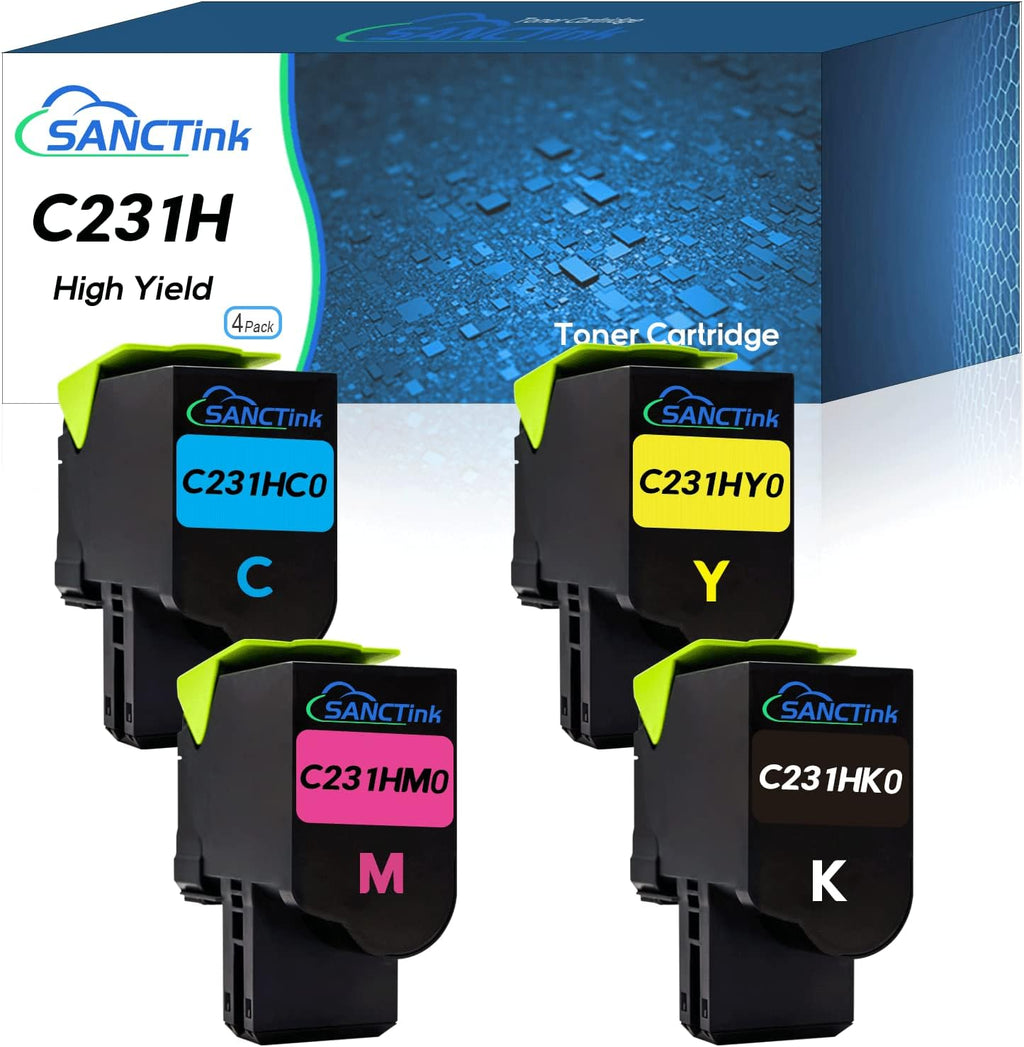 Remanufactured Toner Cartridge 4 Pack High Yield T48218