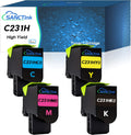 Remanufactured Toner Cartridge 4 Pack High Yield T48218