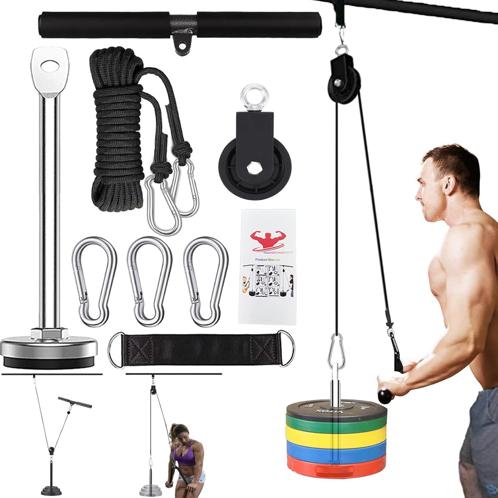 Weight Cable Pulley System Home Gym Equipment T12760