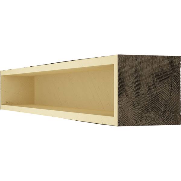 Sandblasted Faux Wood Fireplace Mantel K1356