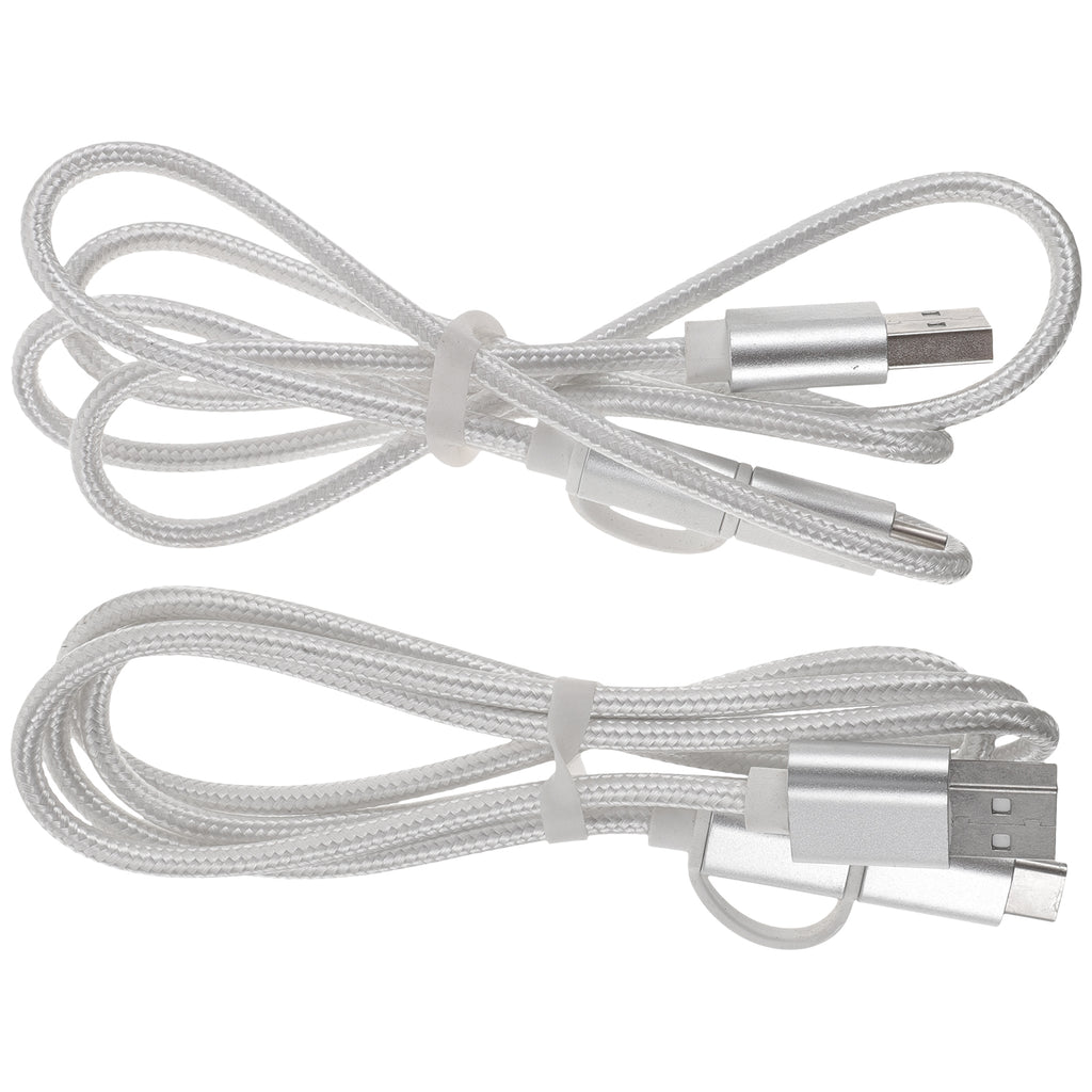 2 Pcs Phone Car Charger Cord Cables Data Line T535508