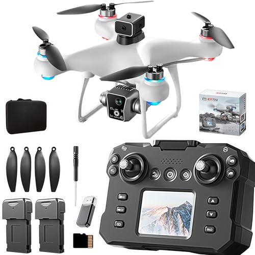 Drone with Screen Controller, Brushless Motor, Optical Flow Localization, Obstacle Avoidance, Black E594