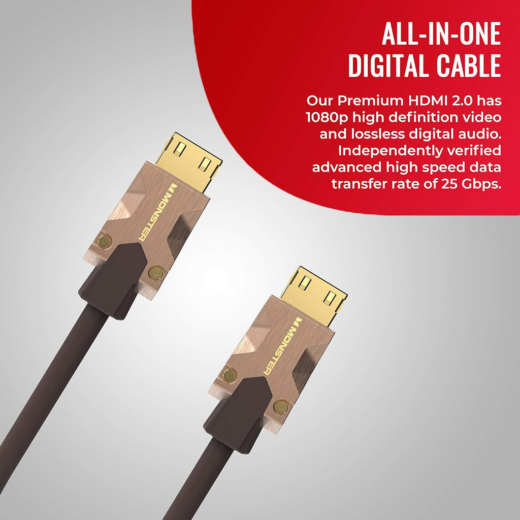 Certified Premium Ultra High Speed HDMI Cable - 2.0 4K 60Hz - 5 Meters G704452