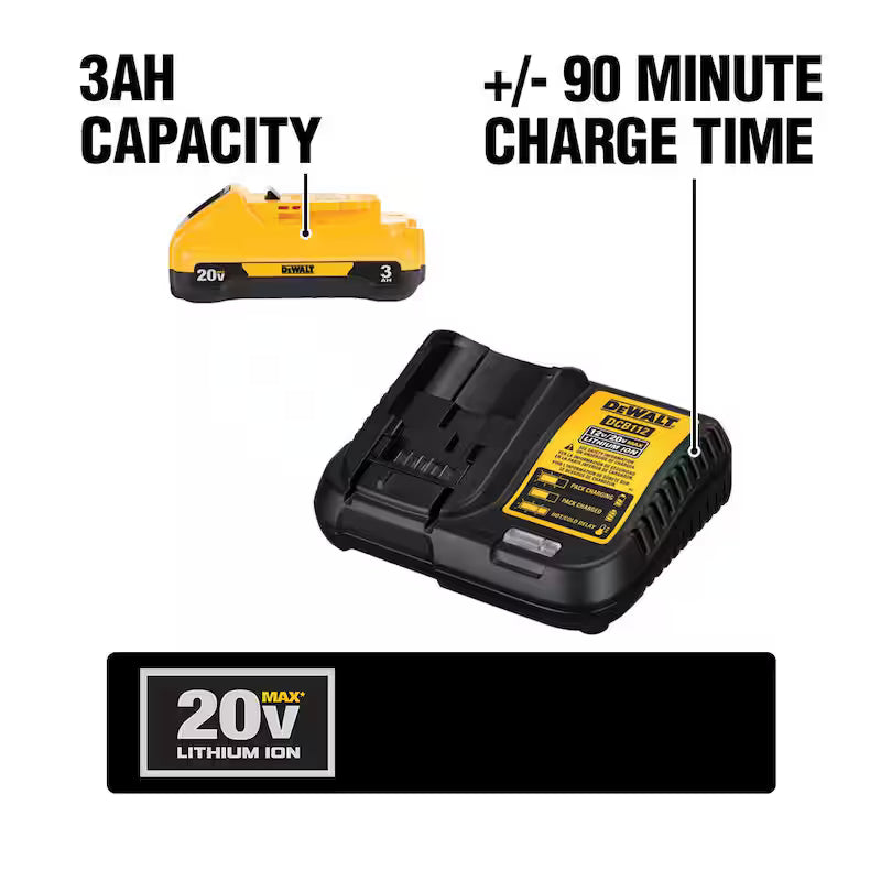 20V MAX Cordless Brushless Jigsaw with 3.0Ah Battery and Charger G659