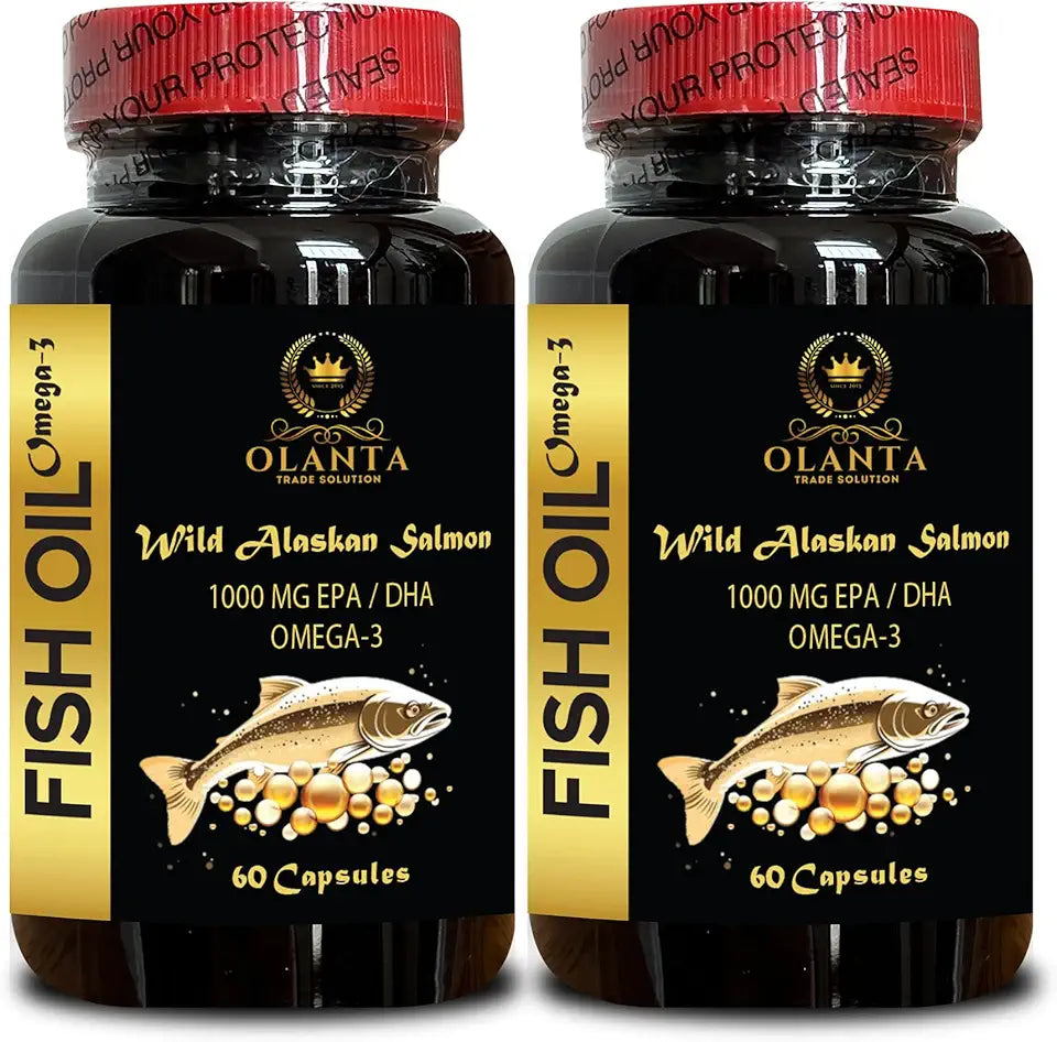 Wild Alaskan Salmon Oil Omega-3 Fish Oil Softgels 120 Capsules P971686
