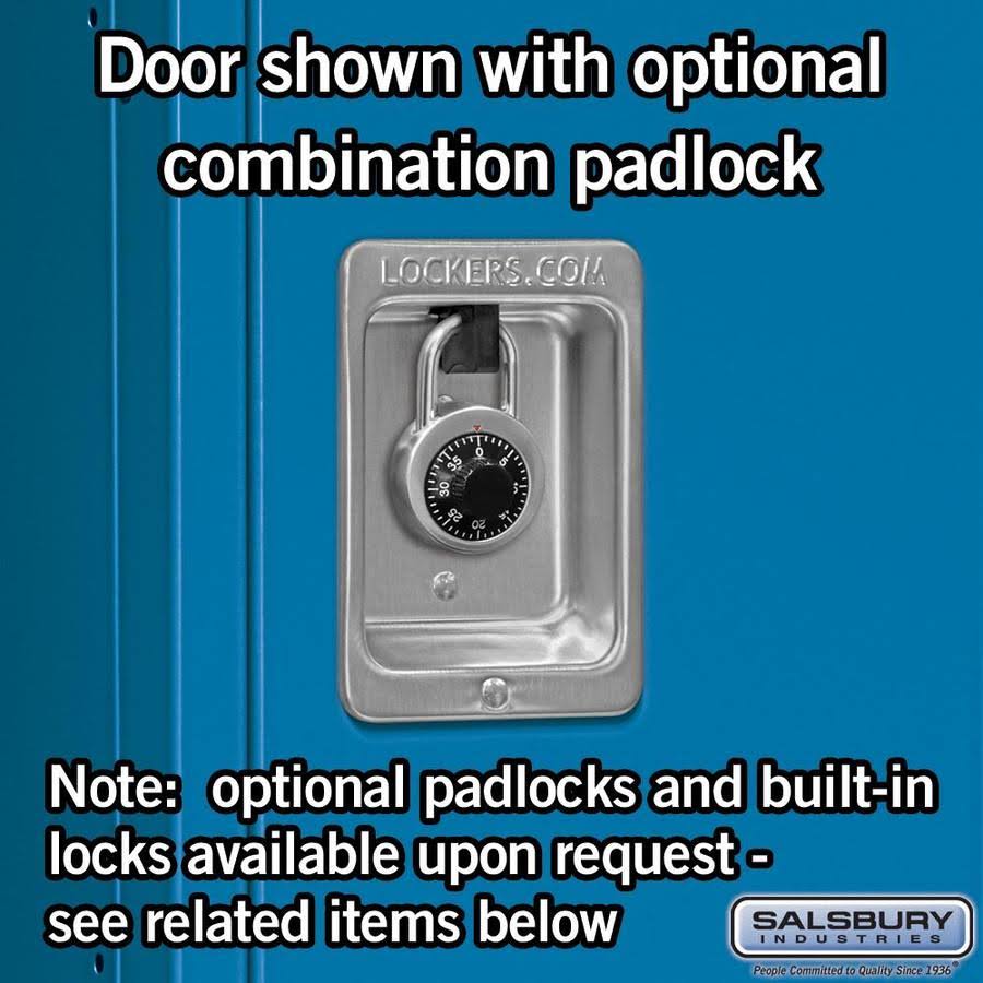 Blue Metal Locker A9812