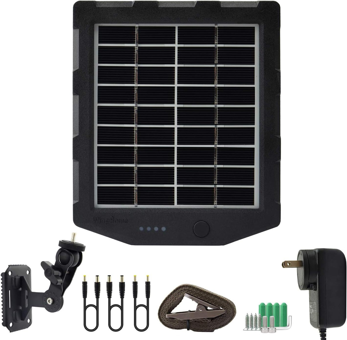 Solar Panel Battery Charger Kit with 2000mAH Rechargeable Lithium Battery IP66 Waterproof Q754625