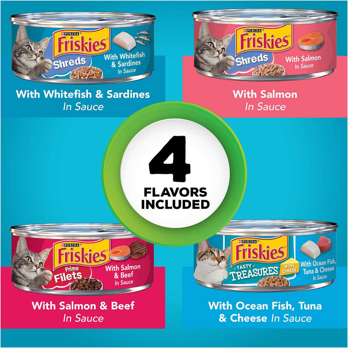 Wet Cat Food Variety Pack U6518