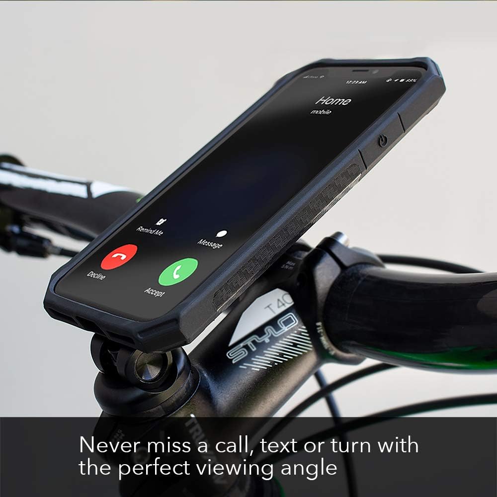 Adjustable Bicycle Phone Holder for Road or Mountain Bike, Black E206
