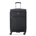 Black Softside Expandable Luggage with Spinner Wheels, Carry on 20 Inch F801896