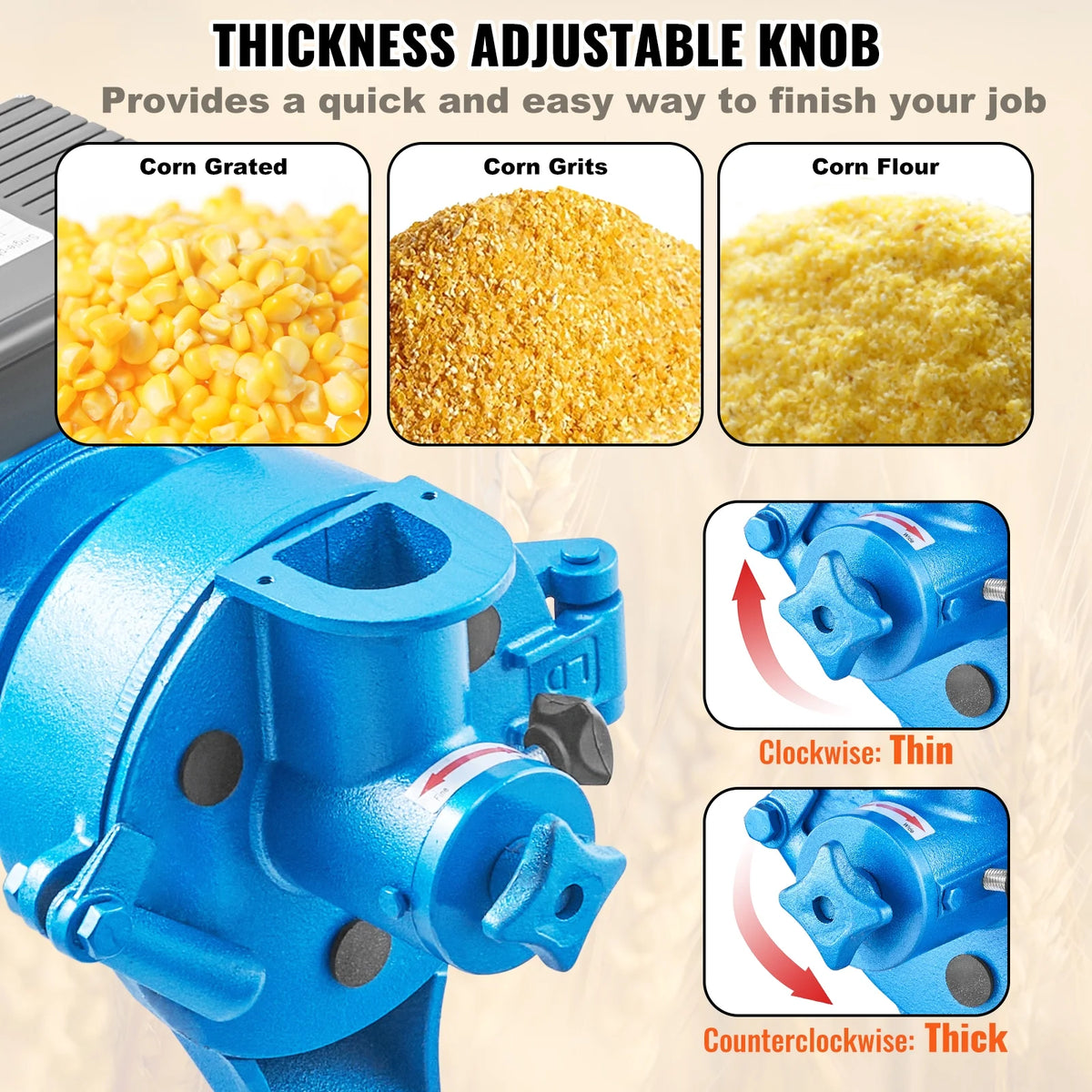 1500W Electric Grain Mill Grinder M529