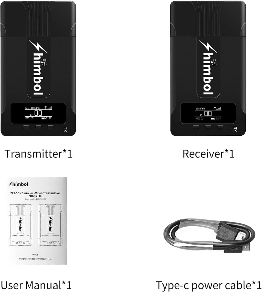 1080P60 HDMI&SDI Wireless Video Transmission System Transmitter & Receiver Q5286