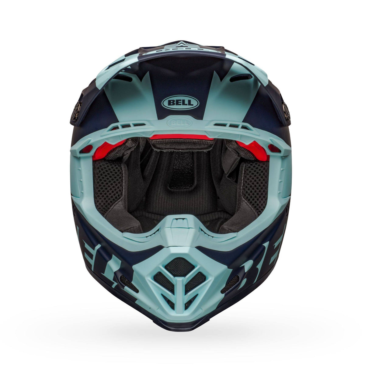 Matte Navy Light Blue Moto-9 Flex Helmet B104