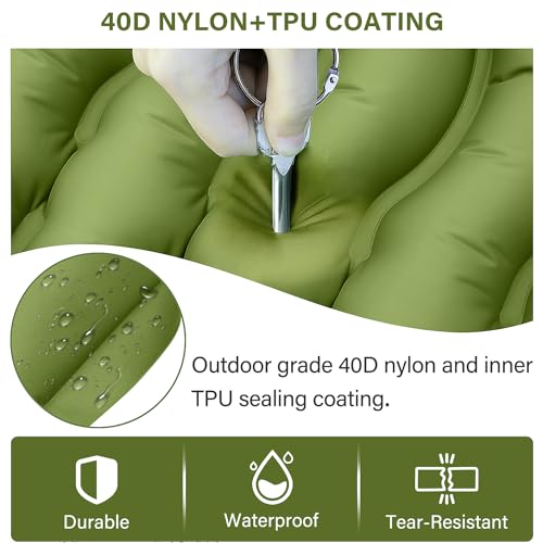 Ultralight Inflatable Camping Sleeping Pad with Pillow P765