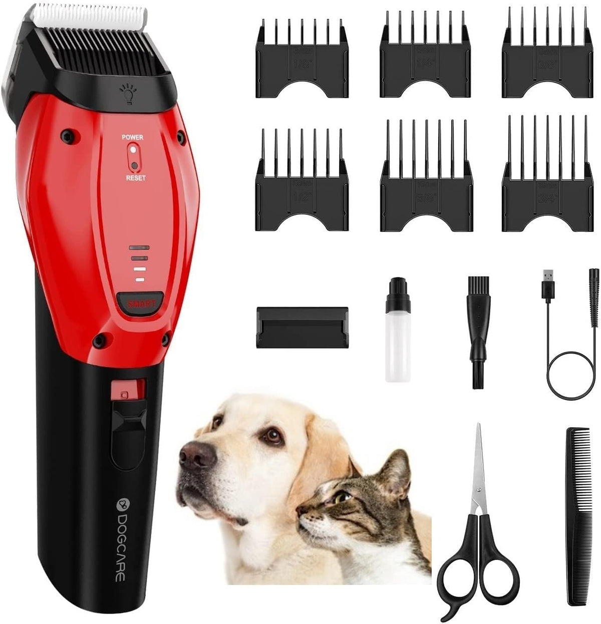 Dog Grooming Clippers with Rechargeable Battery X9804