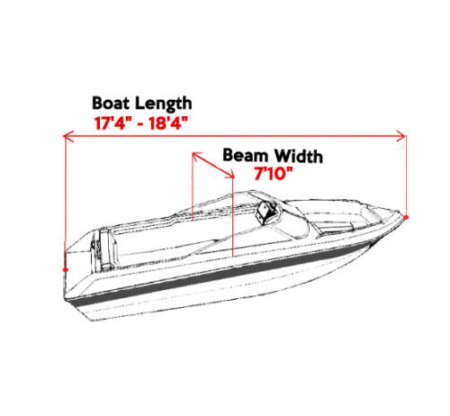 Heavy Duty Water Repellent Boat Cover S4731
