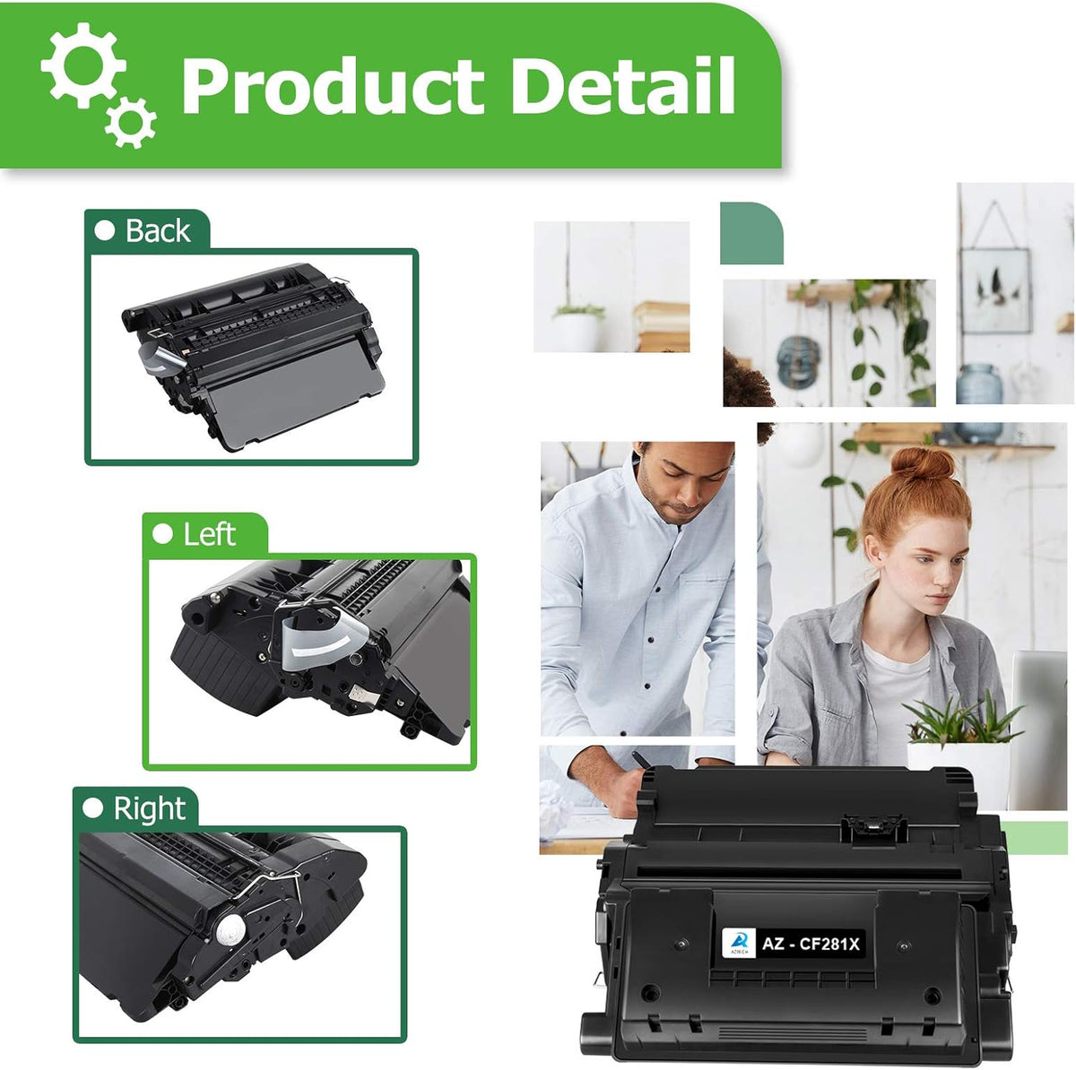 Black 1-Pack Toner Cartridge Pack of 2 A957382