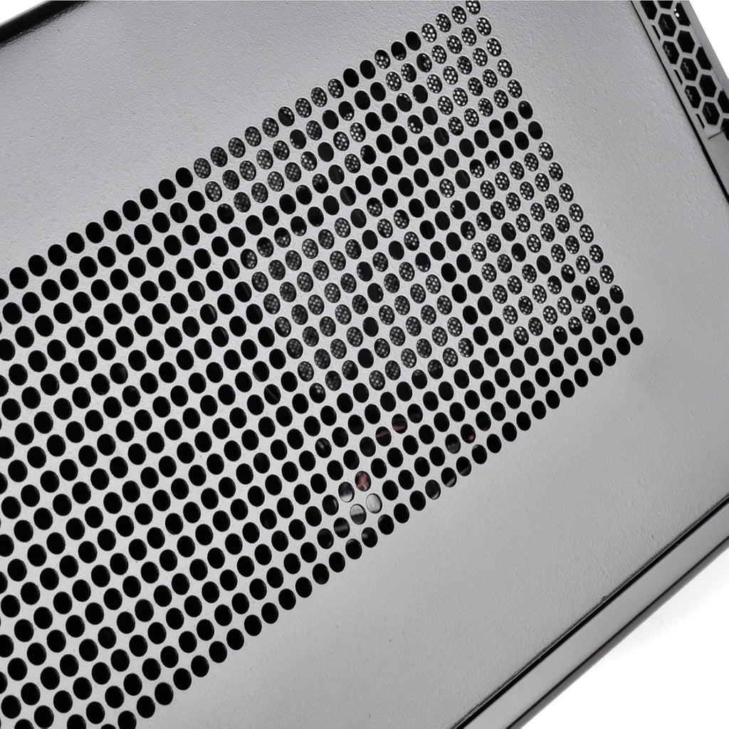 Black Ultra Compact Mini-ITX Computer Case with Mesh Front Panel B45239