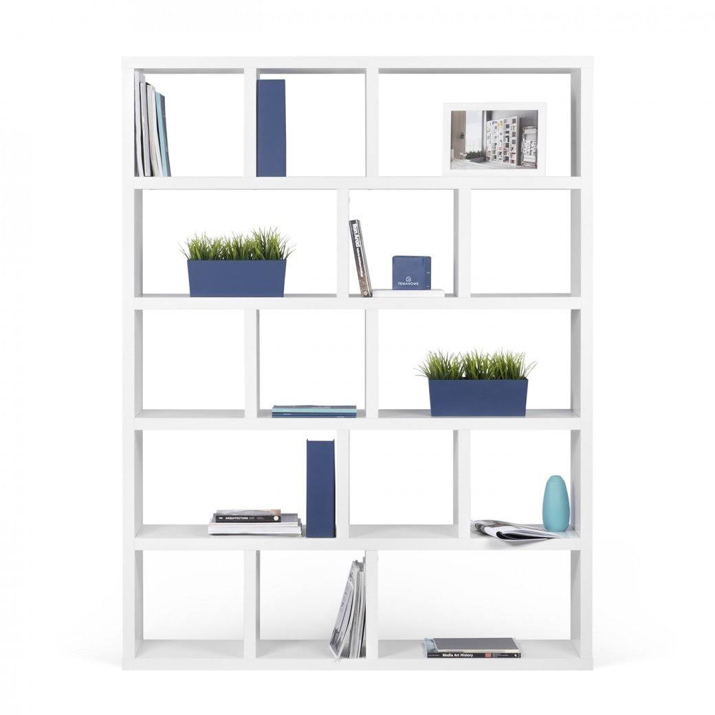 5 Levels Bookcase 150 cm Pure White Q820