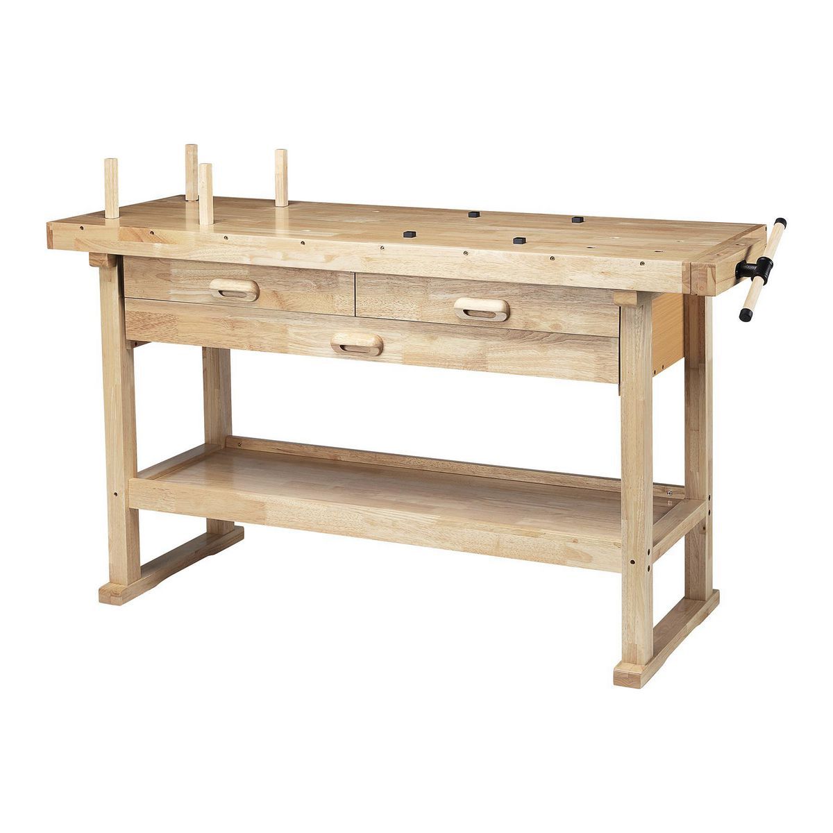 60 in. 3-Drawer Hardwood Workbench Z5579