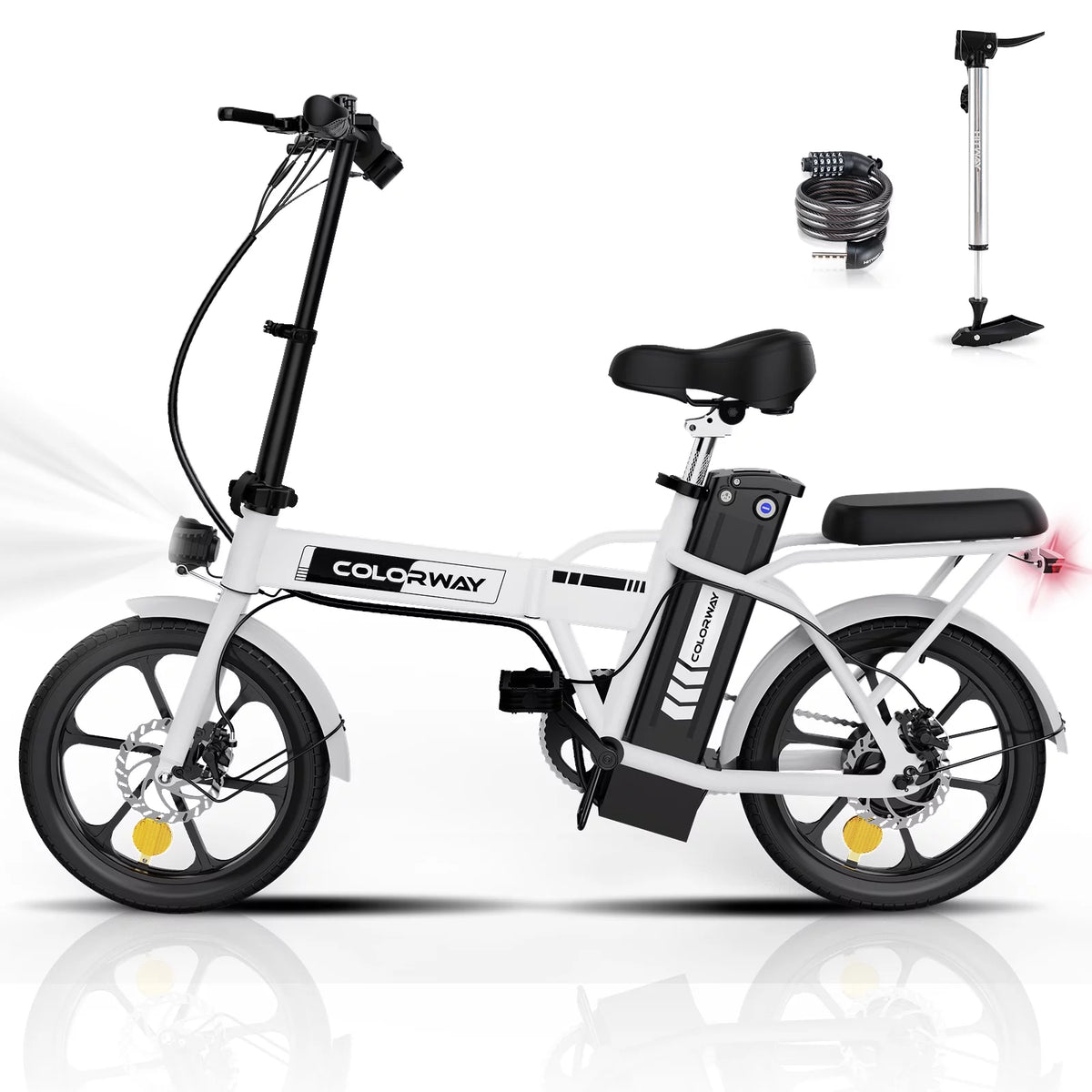 Electric Bike 500W 36V Foldable Pedal Assist Bicycle V63175