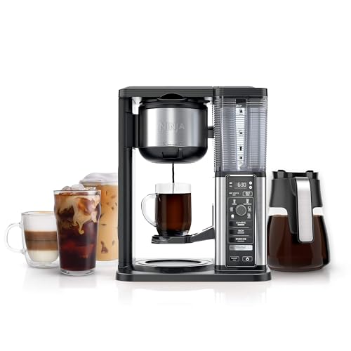 Black Coffee Maker with 4 Brew Styles, 12-Cup Carafe, Permanent Filter N652761