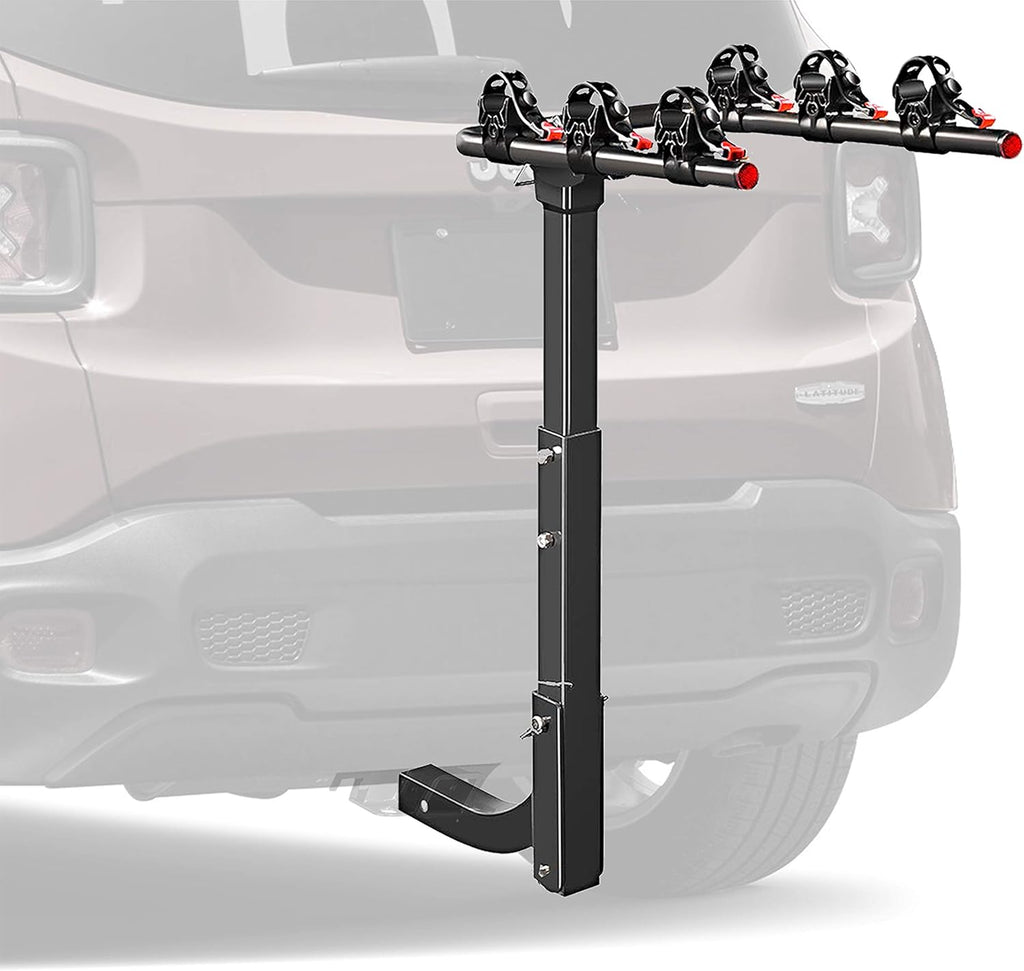 2 Hitch Receiver 4-Bikes Bicycle Carrier E798078