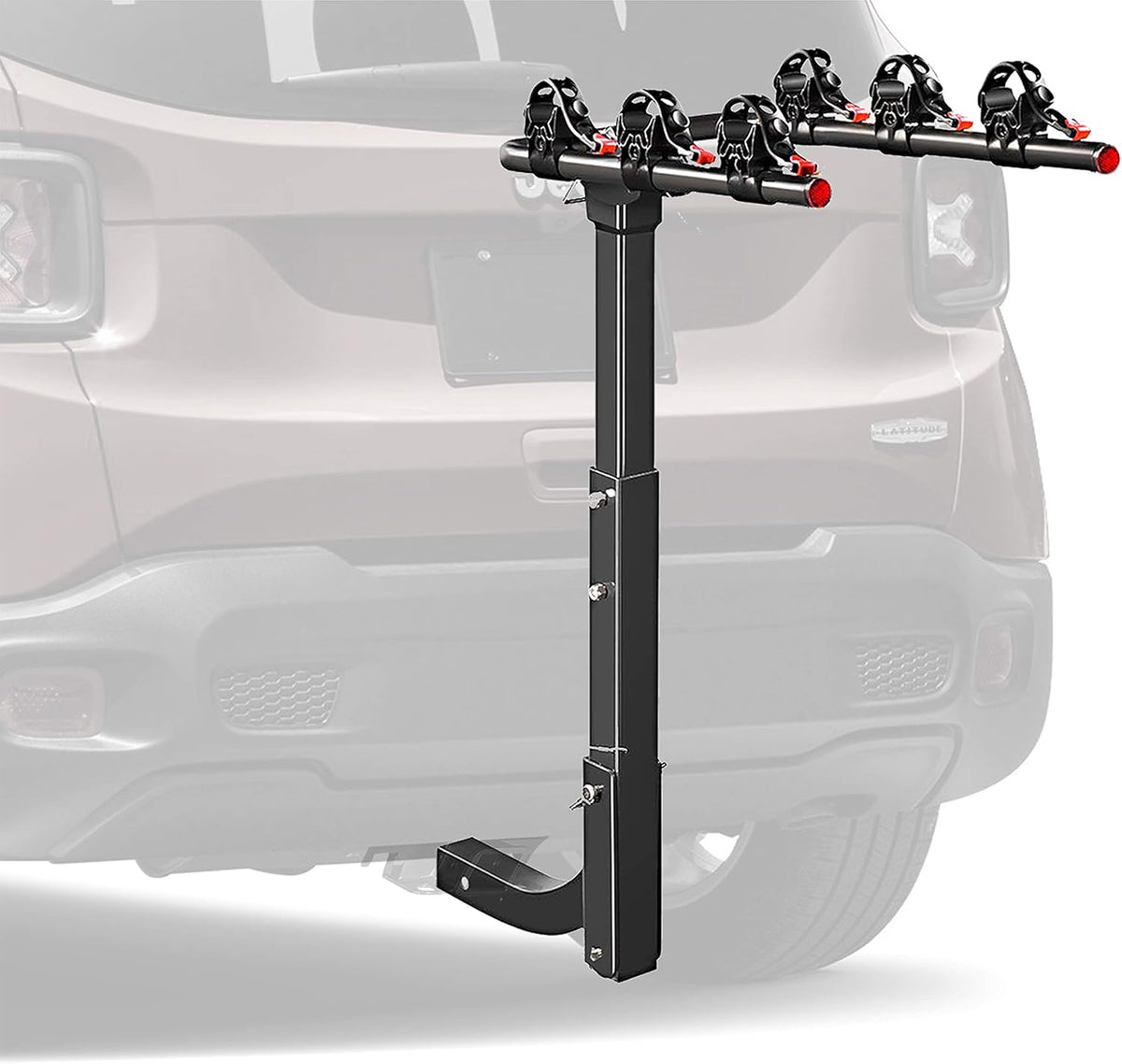 2 Hitch Receiver 4-Bikes Bicycle Carrier E798078