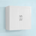 White Wall Cabinet with Shelf Pack of 2 F48402