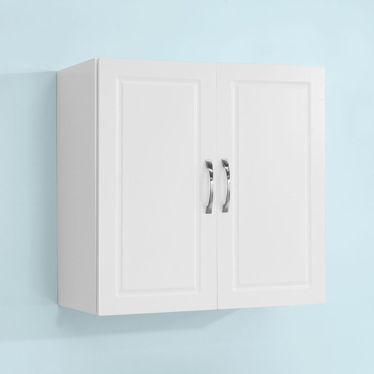 White Wall Cabinet with Shelf Pack of 2 F48402