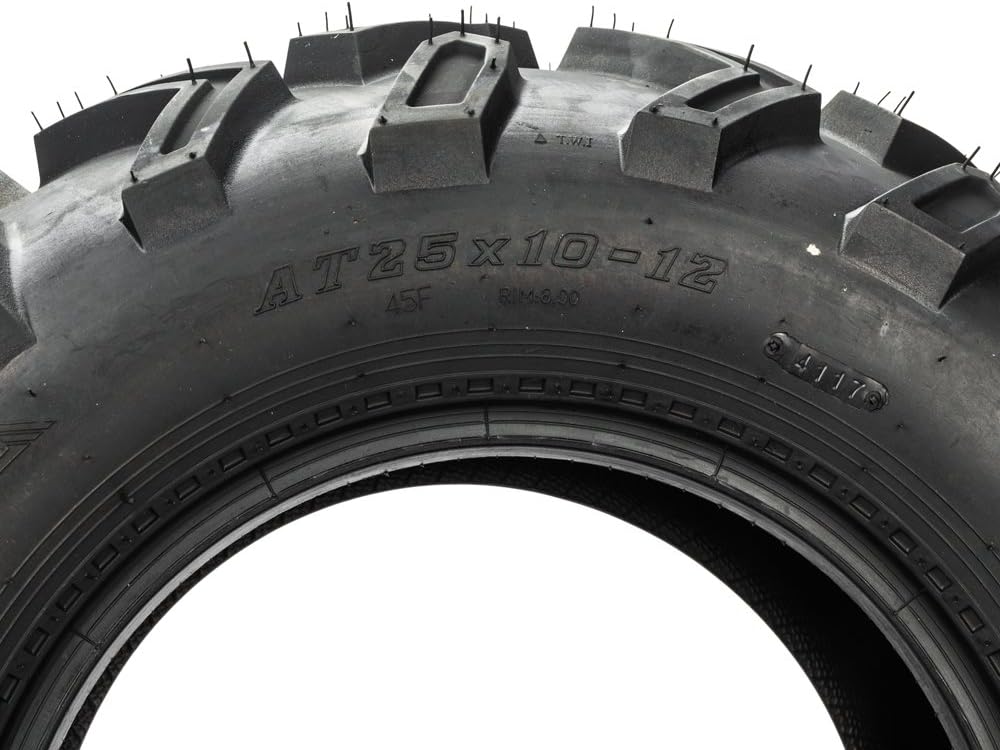 2PCS 25x10-12 6Ply ATV UTV Tires T7127