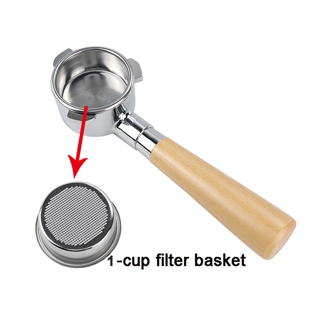 54mm Naked Bottomless Portafilter with Filter Basket P337764