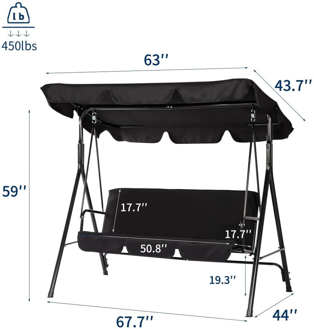 Stainless Steel Porch Swing Q703169