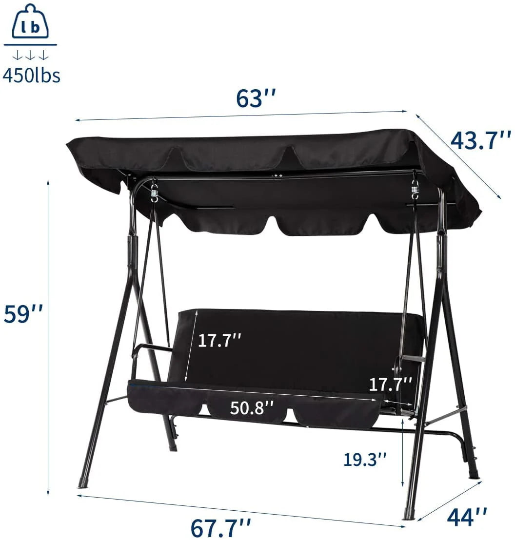 Stainless Steel Porch Swing Q703169