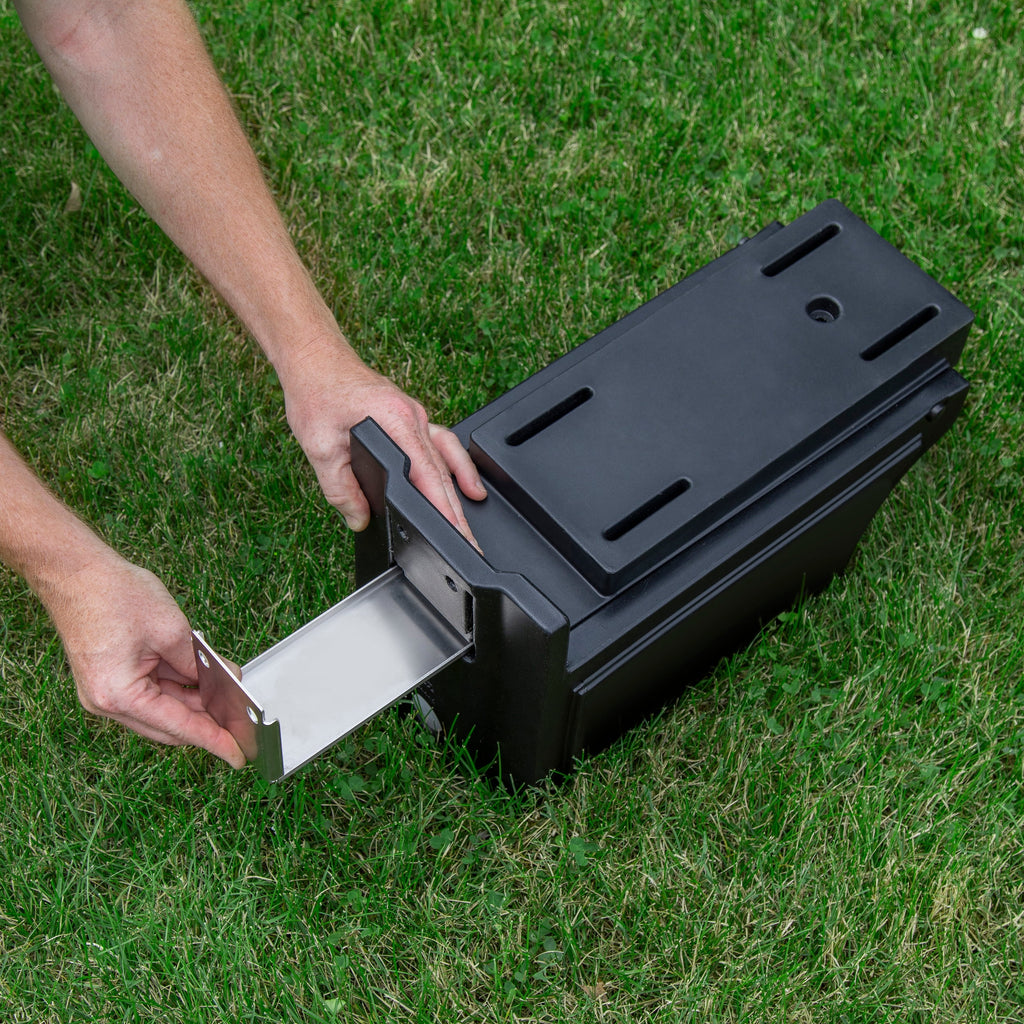 Onyx Black Plastic Mailbox Post Kit D578239