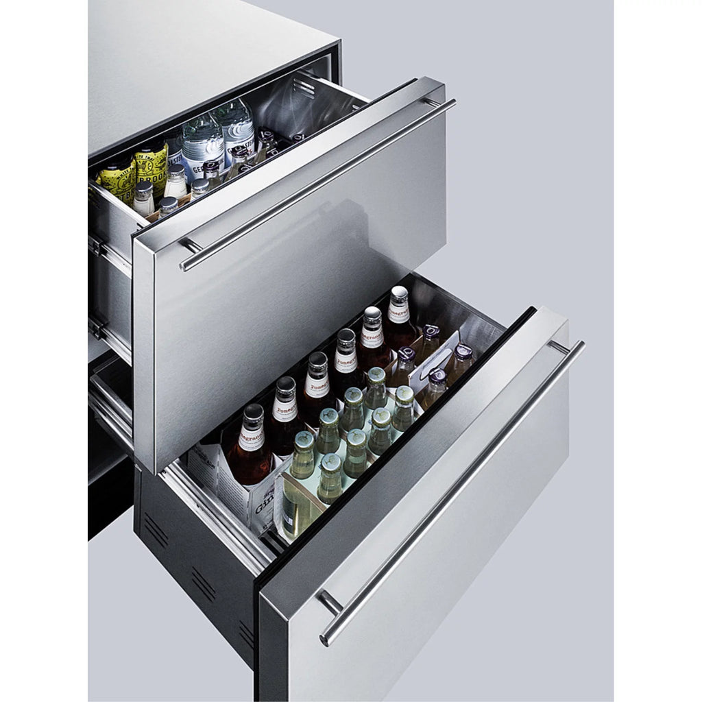 Two-Drawer Auto Defrost All-Refrigerator in Stainless Steel K862