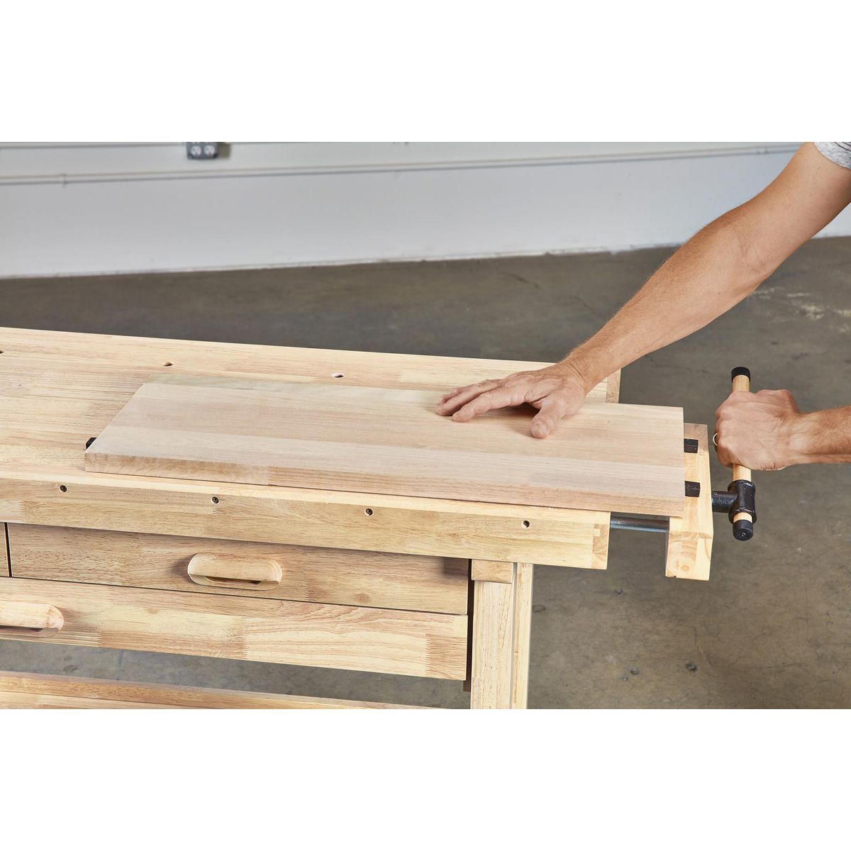 60 in. 3-Drawer Hardwood Workbench Z5579