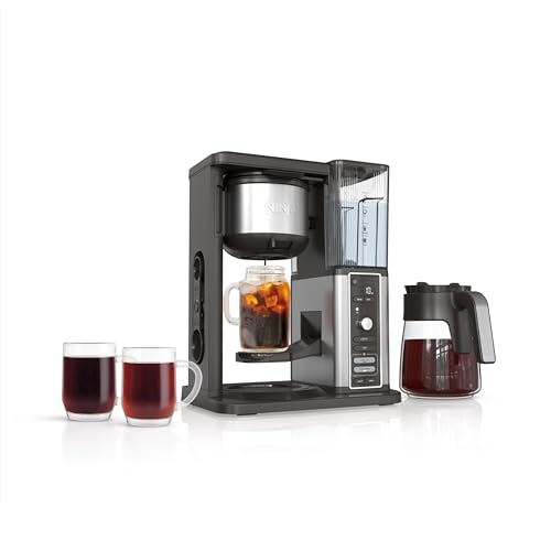 Black Coffee Maker with 4 Brew Styles, 12-Cup Carafe, Permanent Filter N652761