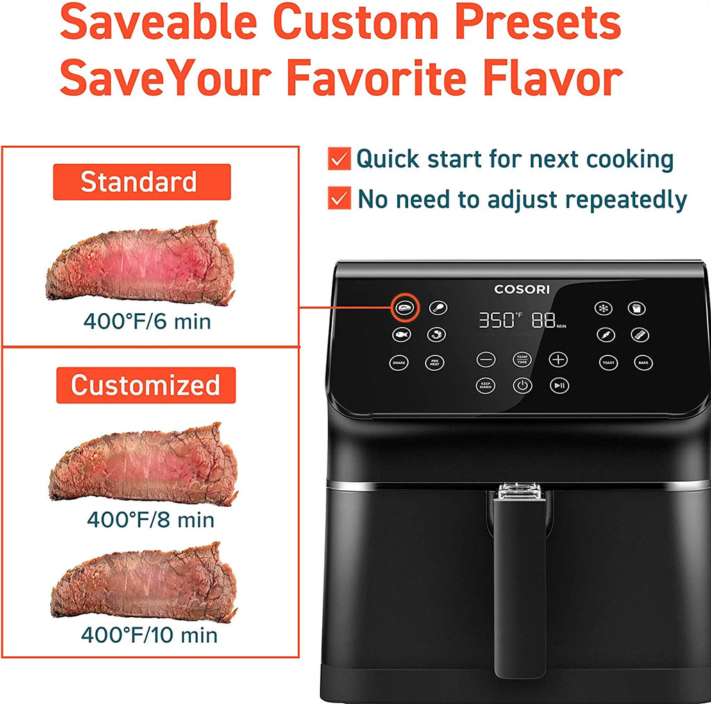 Black 5.8 QT Air Fryer V468848
