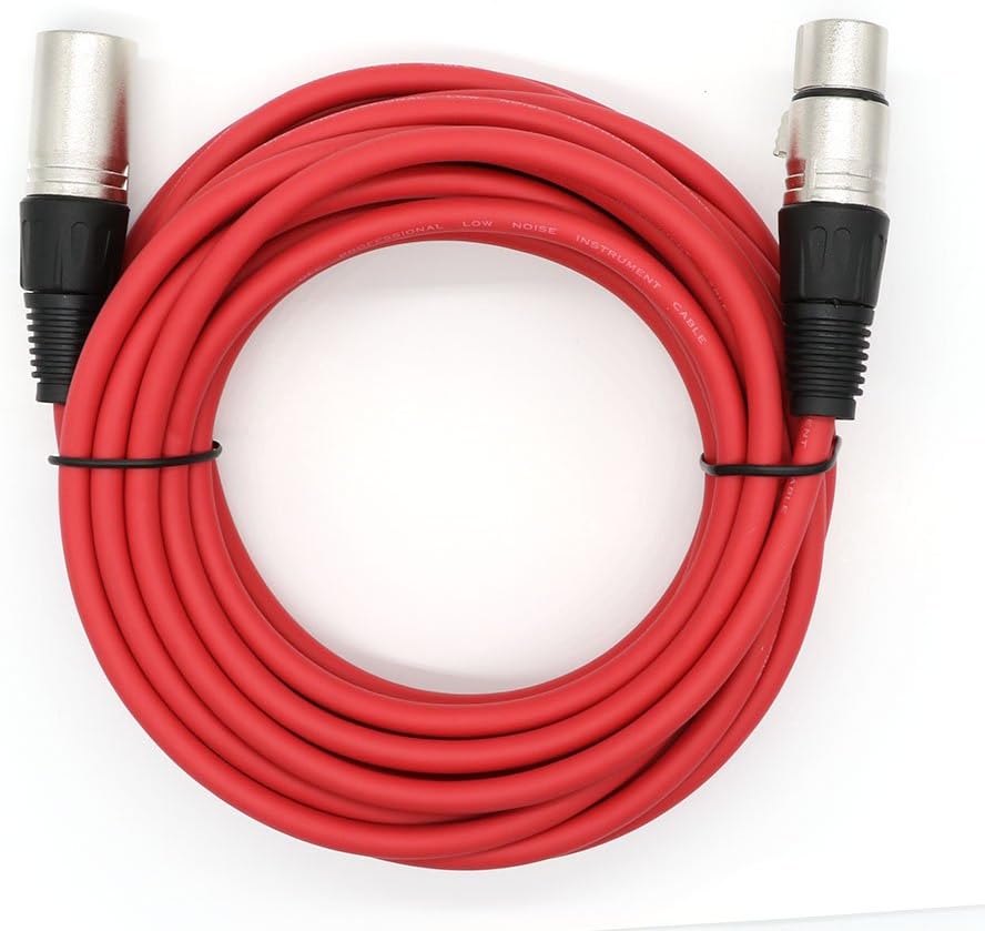XLR 3 Pin Male to Female Audio Cable 5 Pack P267