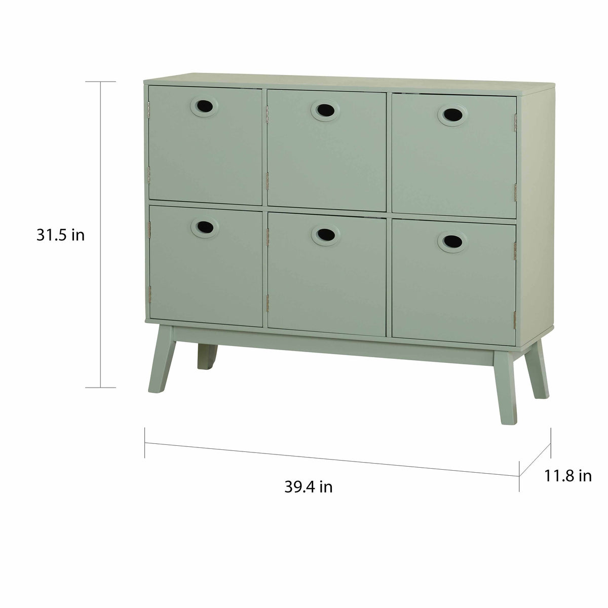 Mint Green Storage Cabinet Q1211