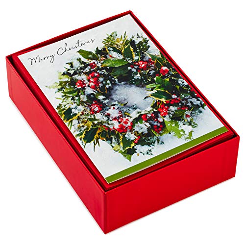 40 Cards and Envelopes Boxed Christmas Cards Y834