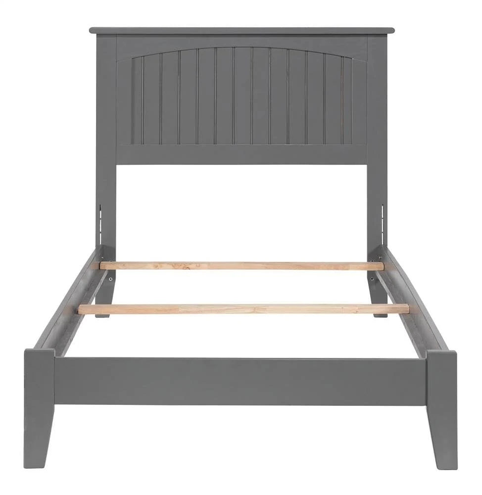 Grey Twin XL Traditional Bed C60618