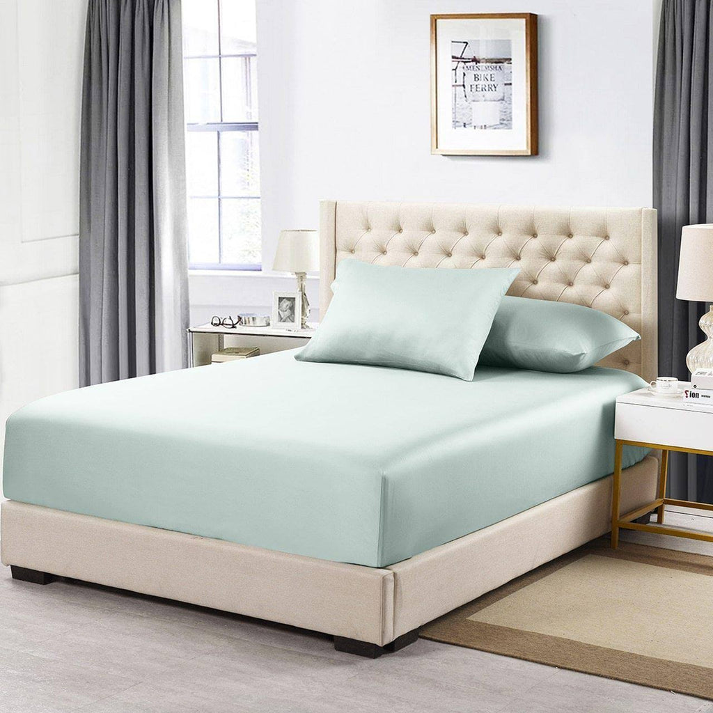Fitted Sheet Only Cotton Solid 600TC California King H337