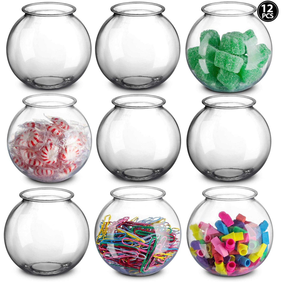 12 Pack 16 Oz Plastic Bowls H7340
