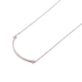 Tiffany T Smile 925 Silver Necklace P24102