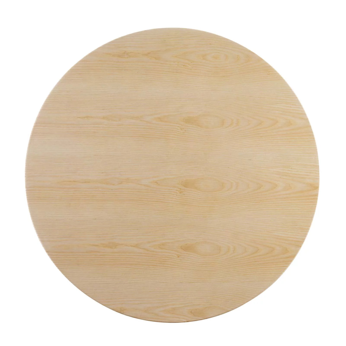 40" Round Wood & Metal Dining Table Q20257