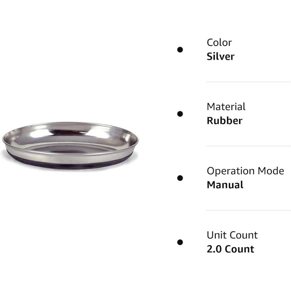 Oval Cat Dish with Rubber Bonded Bottom L26738